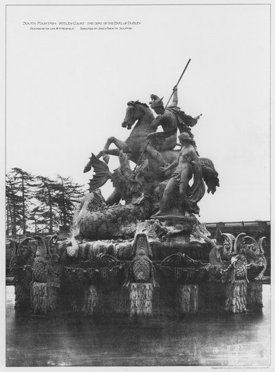 Zuidfontein, Witley Court, het landgoed van de graaf van Dudley door European Photographer