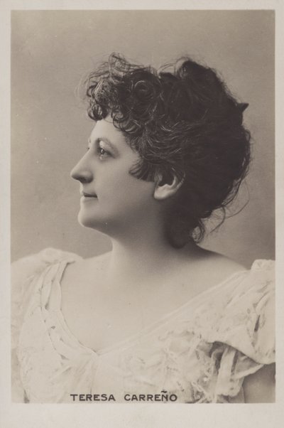 Teresa Carreño, Venezolaanse pianiste, zangeres, componiste en dirigent door European Photographer