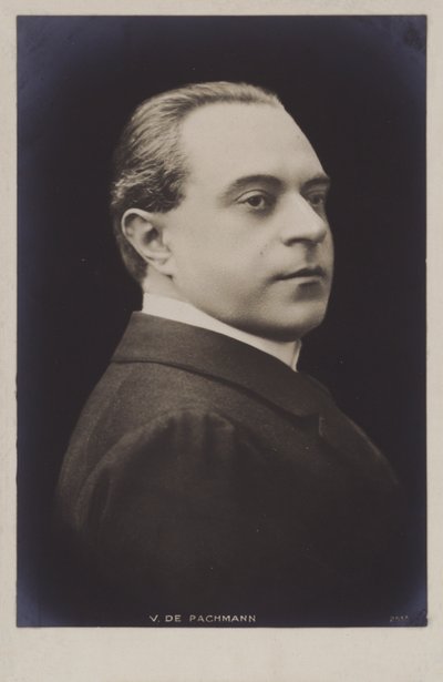 Vladimir de Pachmann, Russisch-Duitse pianist door European Photographer