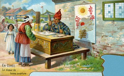 Een waarzegger in Korea, 1904 door European School