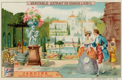 Een Franse Tuin uit de 1700s door European School