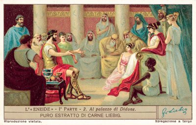 Aeneas in het paleis van Dido door European School