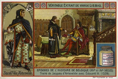 Overeenkomst van een verdrag tussen Jacob van Artevelde van Gent en koning Edward III van Engeland, 1339 door European School