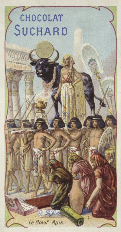 Oude Egyptische stiergod Apis door European School