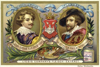 Antony van Dyck en Peter Paul Rubens, Vlaamse kunstenaars door European School