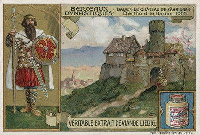 Baden: Zähringen Kasteel en Berthold II, hertog van Karinthië, 1060 door European School
