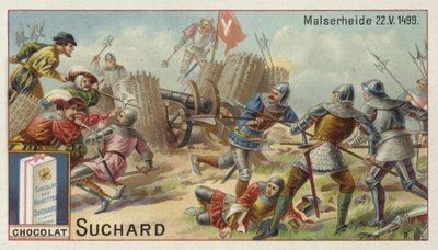 Slag bij Calven (Slag bij de Malserheide), Zwitserland, 22 mei 1499 door European School