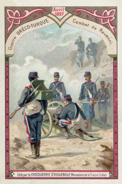 Slag bij Revenni, Grieks-Turkse Oorlog, april 1897 door European School