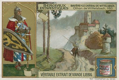 Beieren: Wittelsbach Kasteel en Otto I van Wittelsbach, hertog van Beieren, 1160 door European School