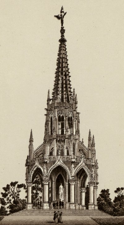 Brussel: Het Monument van Koning Leopold I door European School