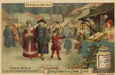 Kerstmarkt in een Duitse stad door European School