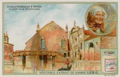 Kerk van de abdij van Misericordia vanaf het kanaal door European School
