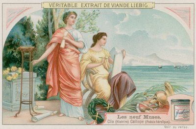 Clio (geschiedenis) en Calliope (heroïsche poëzie) door European School