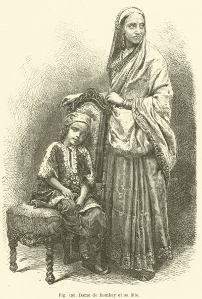 Dame van Bombay en haar dochter door European School