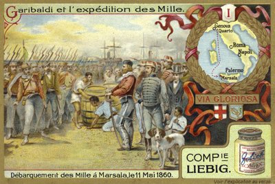 Landing van de duizend, Marsala, Sicilië, 11 mei 1860 door European School