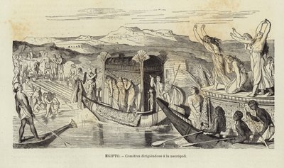 Egypte - Toespreken van de delegatie bij de necropolis door European School