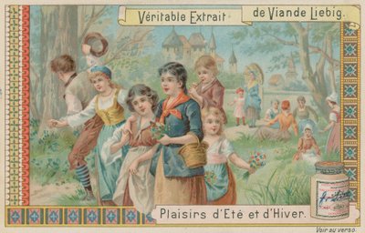 Bloemen plukken door European School