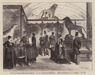 Bontafdeling op de Berlijnse Tentoonstelling van Handel en Industrie, Duitsland door European School