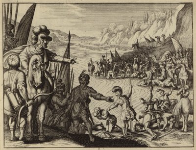 Gideon kiest 300 soldaten om het kamp van Midian aan te vallen door European School
