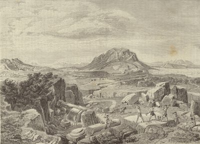 Griekenland en Rome - Griekenland: Korinthe, gezien vanuit een steengroeve door European School
