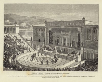Griekenland en Rome - Griekenland: Theater van Dionysus in Athene door European School
