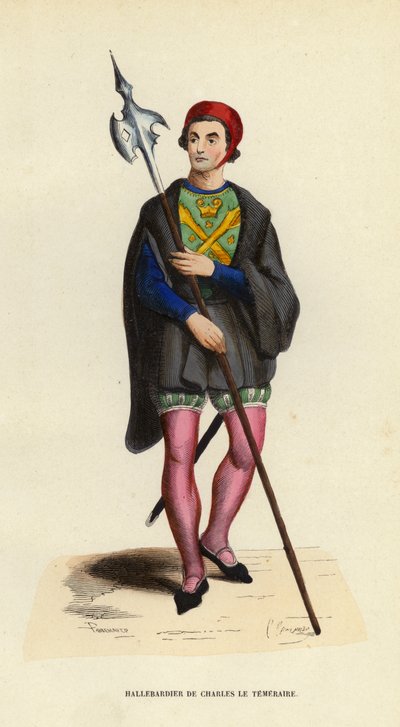 Hellebaardier van Karel de Stoute door European School