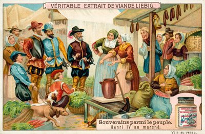 Hendrik IV van Frankrijk op een markt door European School