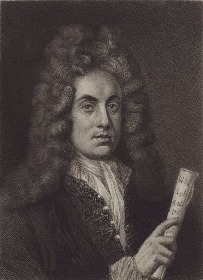 Henry Purcell (gravure) door European School