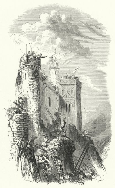 Hendrik de Blinde, graaf van Luxemburg, belegerd het kasteel van Bouillon door European School