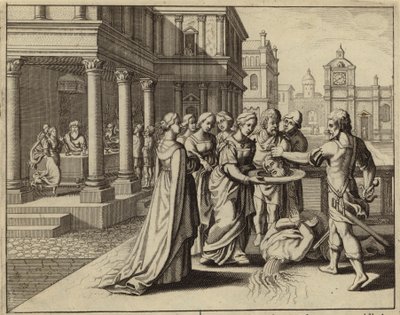Herodias ontvangt het hoofd van Johannes de Doper door European School