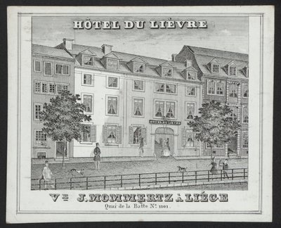 Hotel Du Lievre, J Mommertz, Luik door European School