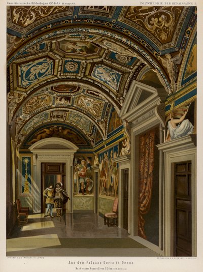 Interieur van het Palazzo Doria, Genua, Italië door European School