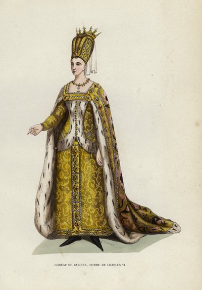 Isabeau van Beieren, Vrouw van Karel VI door European School