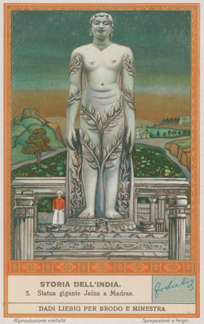 Jain beeld in Madras (Chennai) door European School