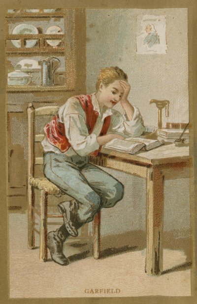 James Garfield, 20e president van de Verenigde Staten, als jongen door European School