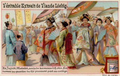 Japanse Vrouwen bij Matsuri door European School