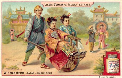 Japanse riksja door European School