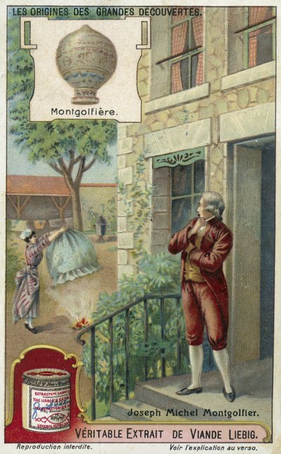 Joseph Montgolfier en de heteluchtballon door European School