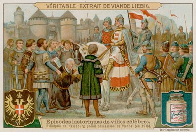 Koning Rudolf I betreedt Wenen in 1276 door European School