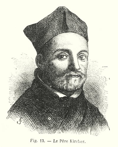 Le Pere Kircher (gravure) door European School