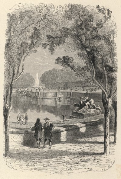 De hoge terrassen in Versailles door European School