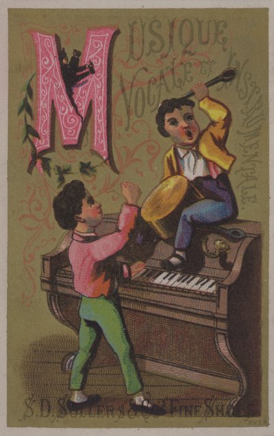 Letter M, Musique Vocale Et Instrumentale door European School
