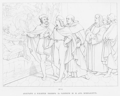 Leven van Raphael (gravure) door European School
