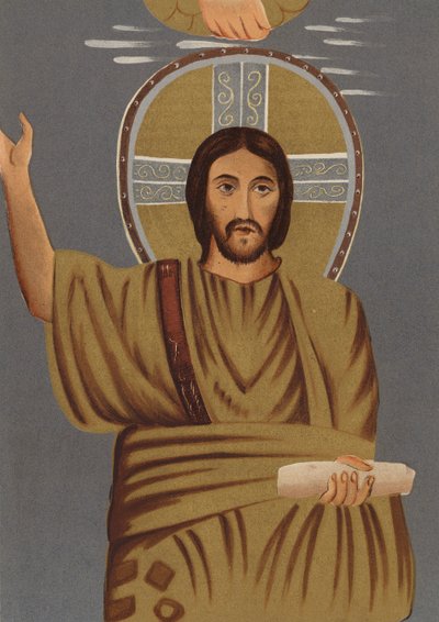 Beeltenis van Jezus Christus: Uit de kapel van St. Prasede (chromolitho) door European School
