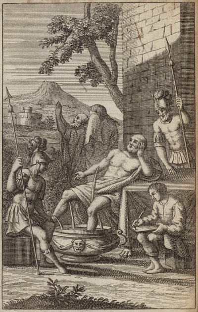 Man die baadt en denkt, mogelijk Archimedes? door European School