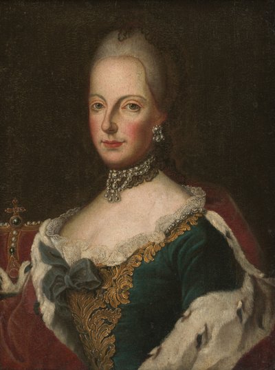 Maria Theresia, c.1750 door European School