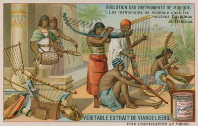 Muziekinstrumenten van de oude Egyptenaren en Hebreeën door European School