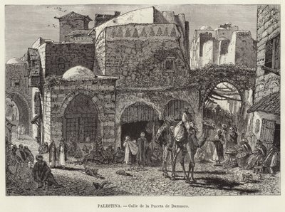 Palestina, Straat van de Damascuspoort door European School
