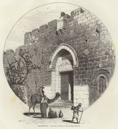 Palestina, Sionpoort of de profeet David door European School