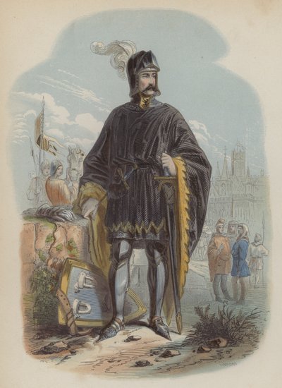 Philip van Artevelde, Vlaamse patriot en rebel (gekleurde gravure) door European School